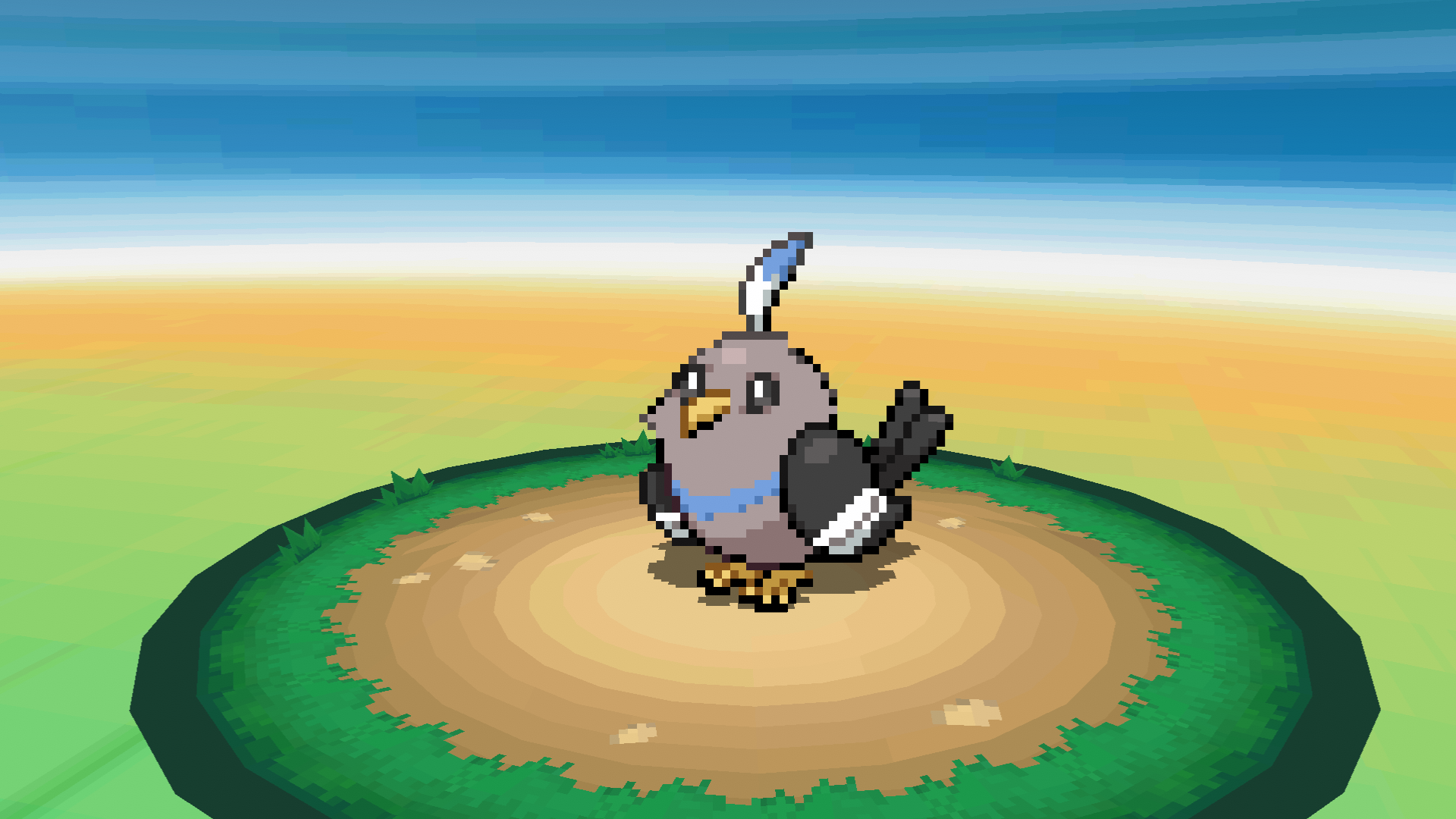 A Pokémon battle showing Chirpchick