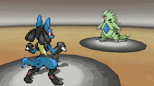 Animated screenshot of a town